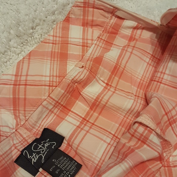 Pink and White Madras skort - Picture 2 of 4